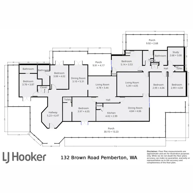 Floorplan of Homely house listing, 132 Browns Road, Pemberton WA 6260