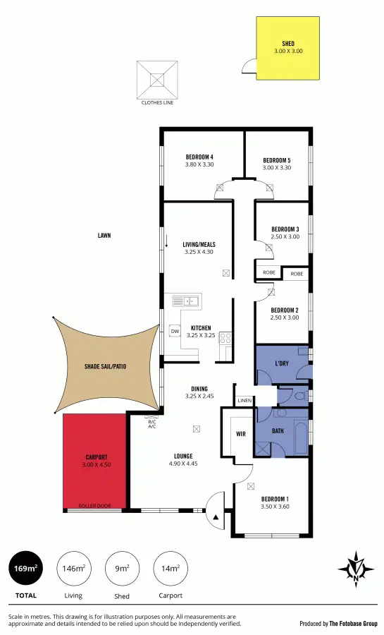 Floorplan of Homely house listing, 30 Lantern Drive, Seaford Rise SA 5169