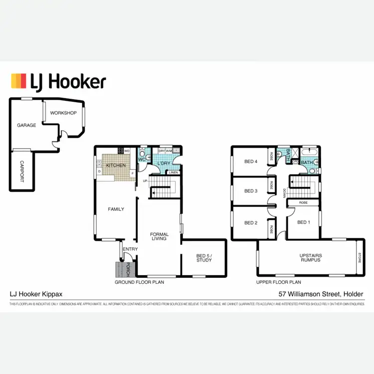 Floorplan of Homely house listing, 57 Williamson Street, Holder ACT 2611