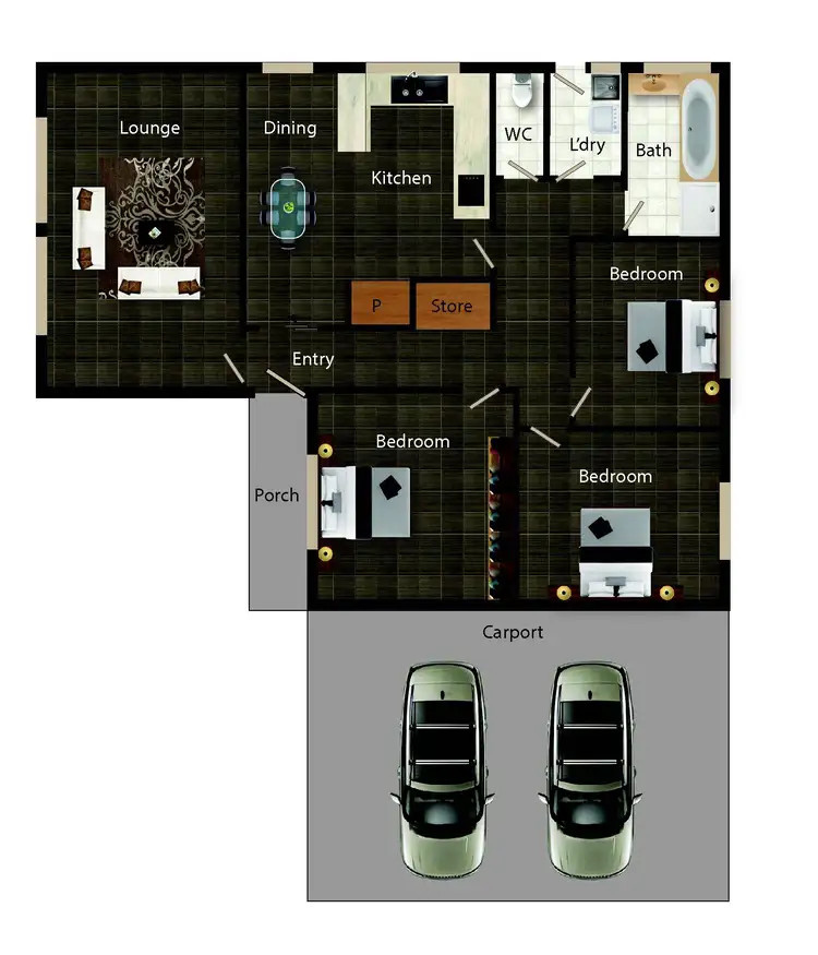 Floorplan of Homely house listing, 6 Dane Street, Queanbeyan NSW 2620