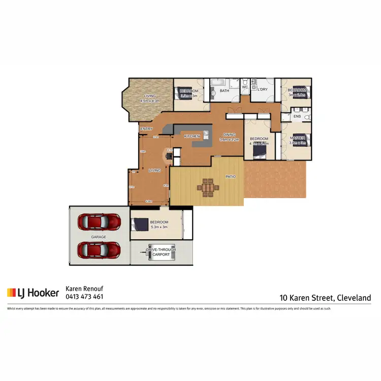 Floorplan of Homely house listing, 10 Karen Street, Cleveland QLD 4163