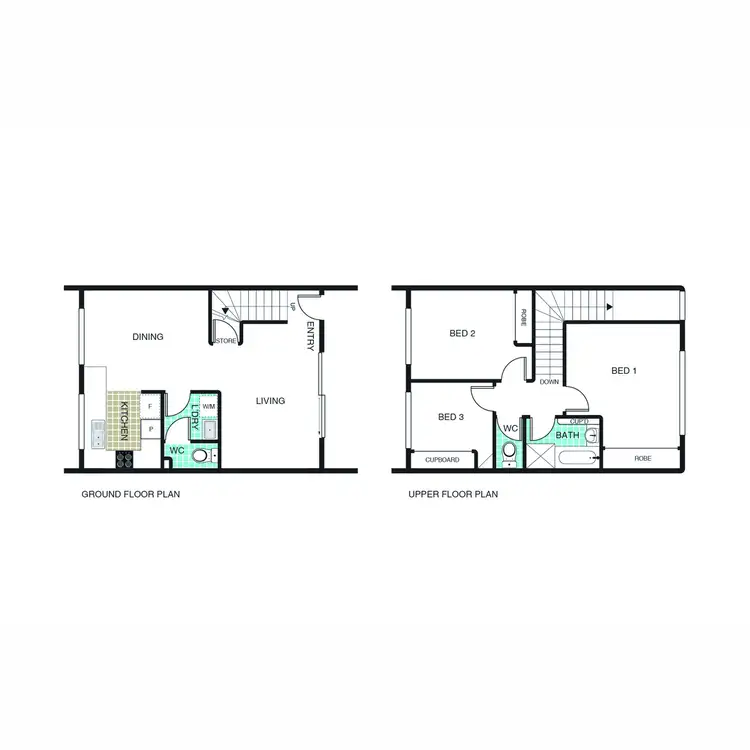 Floorplan of Homely townhouse listing, 9/33 Yarrawonga Street, Ngunnawal ACT 2913