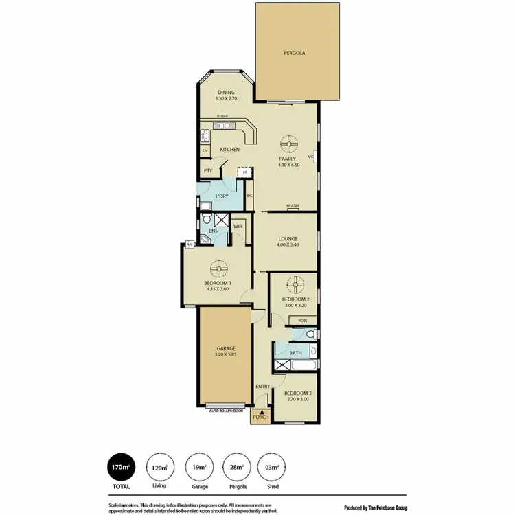 Floorplan of Homely villa listing, 6 Ayles Court, Greenwith SA 5125