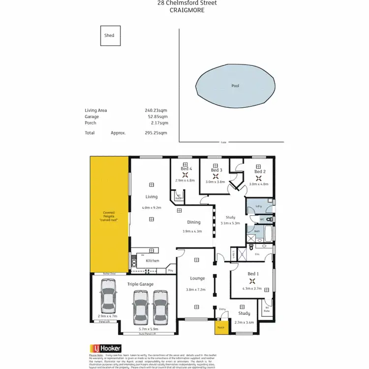 Floorplan of Homely house listing, 28 Chelmsford Street, Craigmore SA 5114
