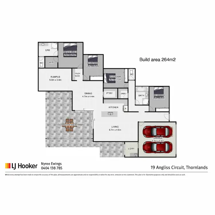 Floorplan of Homely house listing, 19 Angliss Circuit, Thornlands QLD 4164