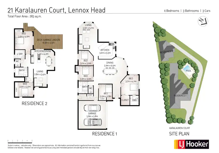 Floorplan of Homely house listing, 21 Karalauren Court, Lennox Head NSW 2478
