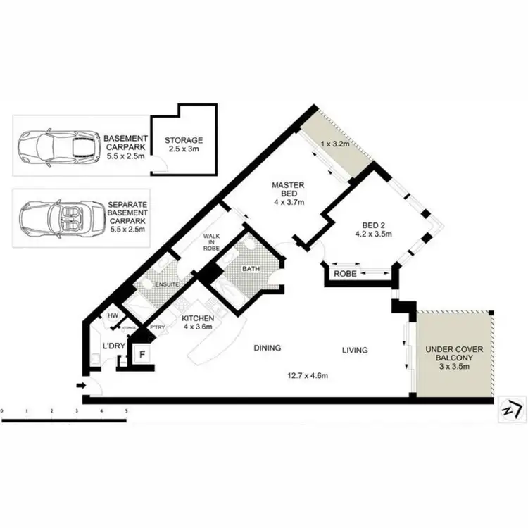 Floorplan of Homely unit listing, 114/251 Varsity Parade, Varsity Lakes QLD 4227