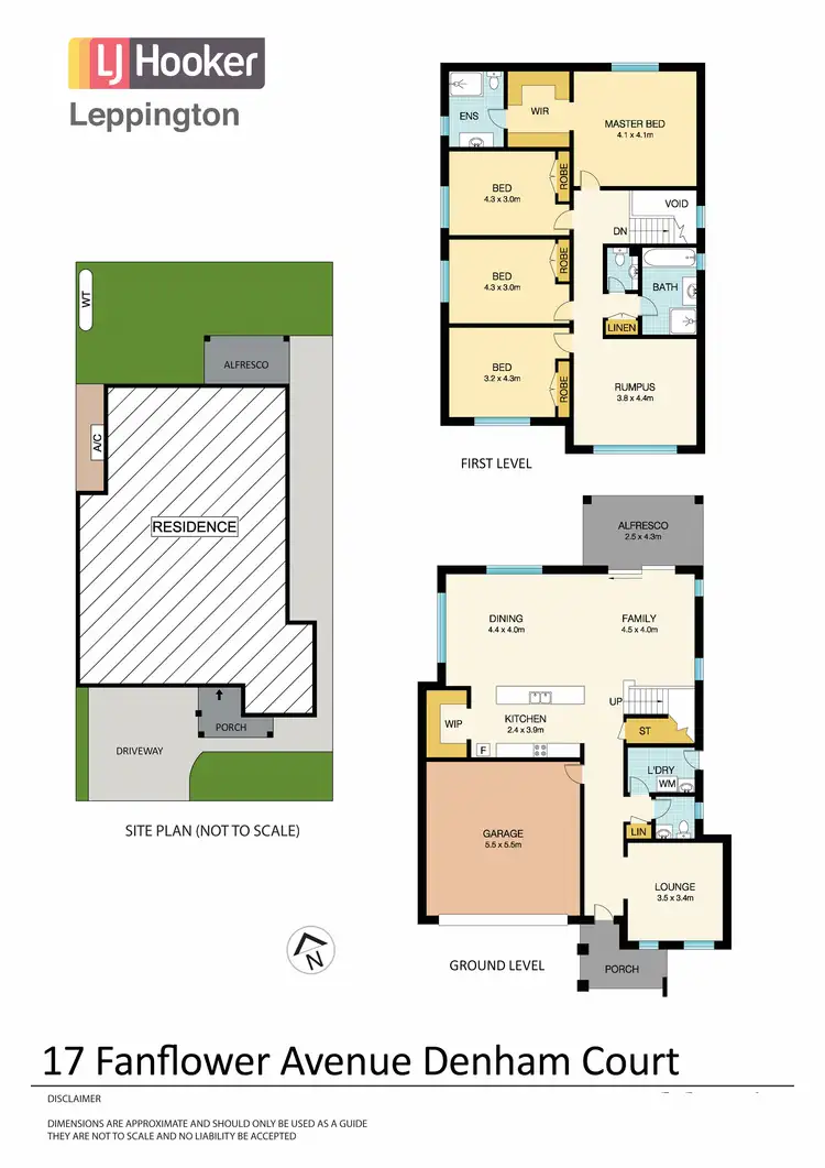 Floorplan of Homely house listing, 17 Fanflower Avenue, Denham Court NSW 2565