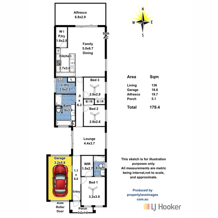 Floorplan of Homely house listing, 5 Cherry Street, Gawler South SA 5118