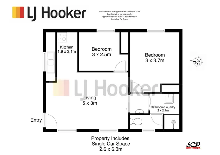 Floorplan of Homely unit listing, 9/54 Beach Road, Batemans Bay NSW 2536