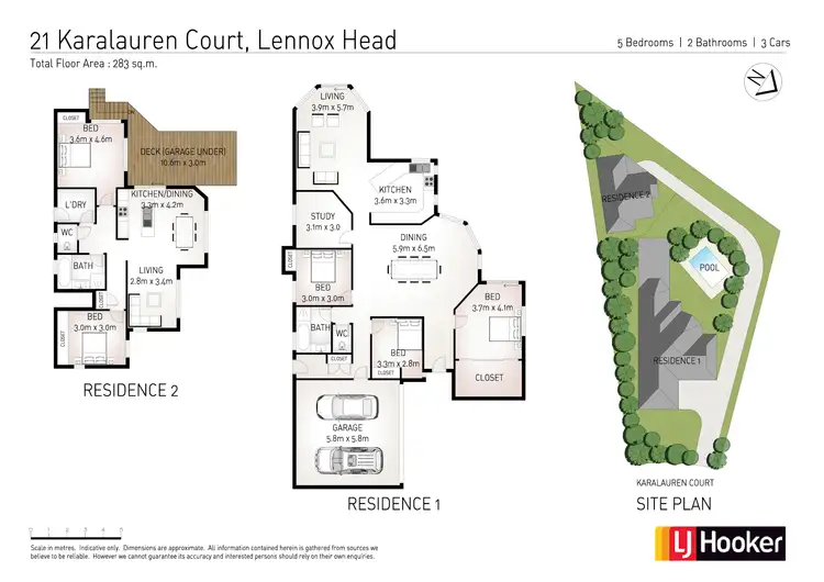 Floorplan of Homely house listing, 21 Karalauren Court, Lennox Head NSW 2478