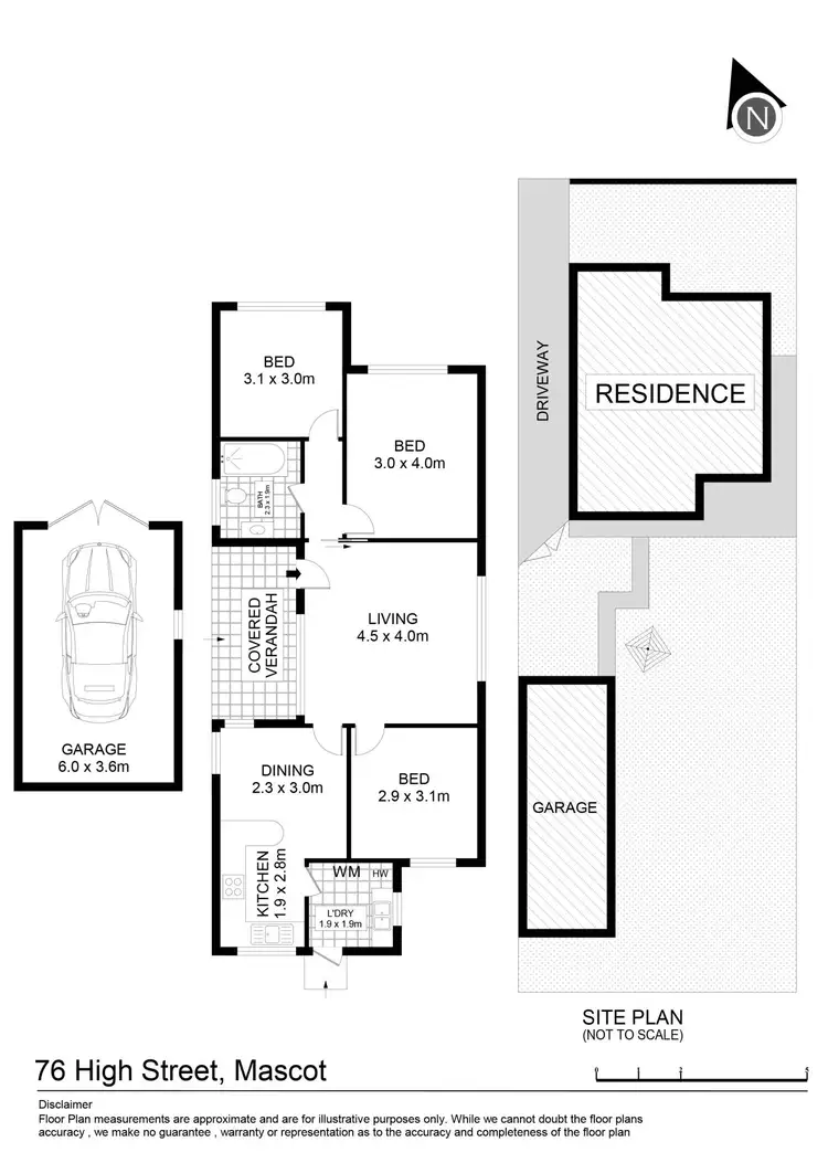Floorplan of Homely house listing, 76 High Street, Mascot NSW 2020