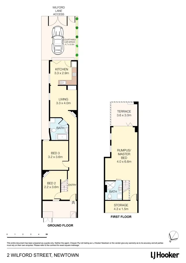 Floorplan of Homely house listing, 2 Wilford Street, Newtown NSW 2042