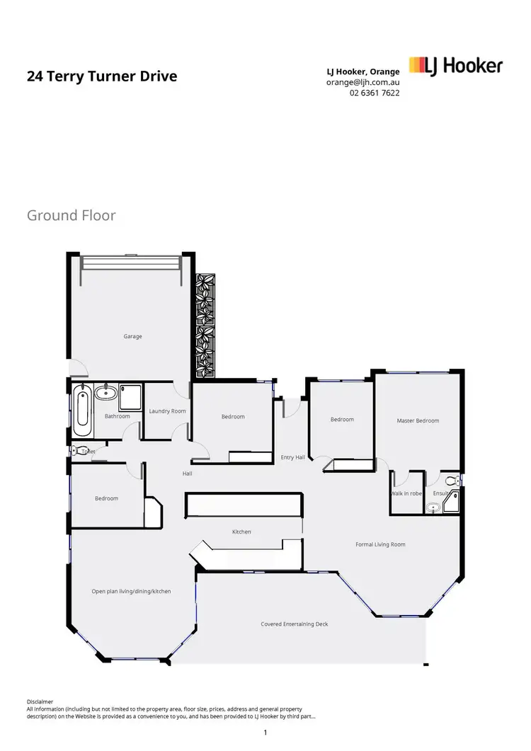 Floorplan of Homely house listing, 24 Terry Turner Drive, Orange NSW 2800