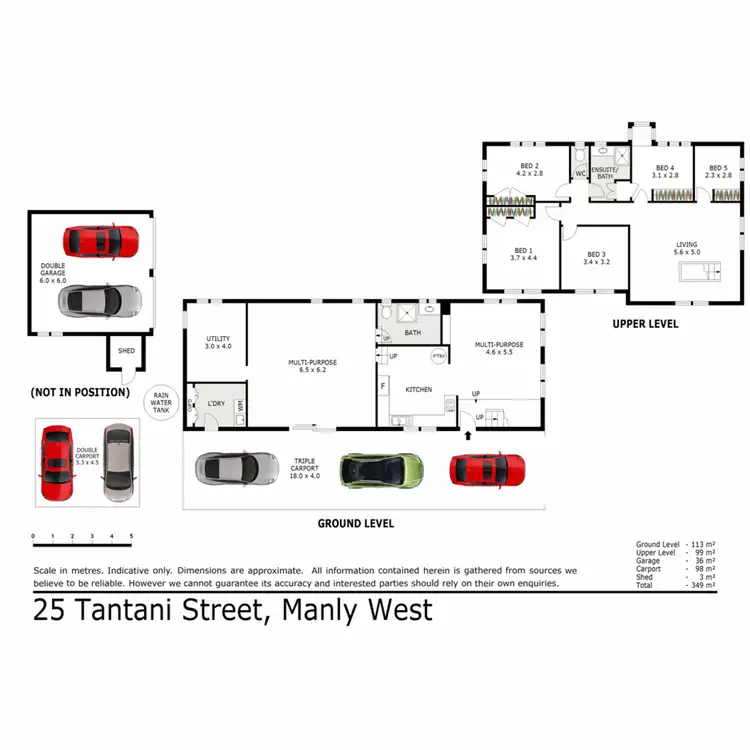 Floorplan of Homely house listing, 25 Tantani Street, Manly West QLD 4179