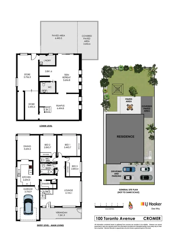 Floorplan of Homely house listing, 100 Toronto Avenue, Cromer NSW 2099