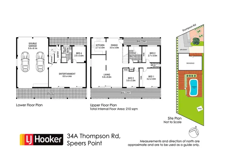 Floorplan of Homely house listing, 34a Thompson Road, Speers Point NSW 2284