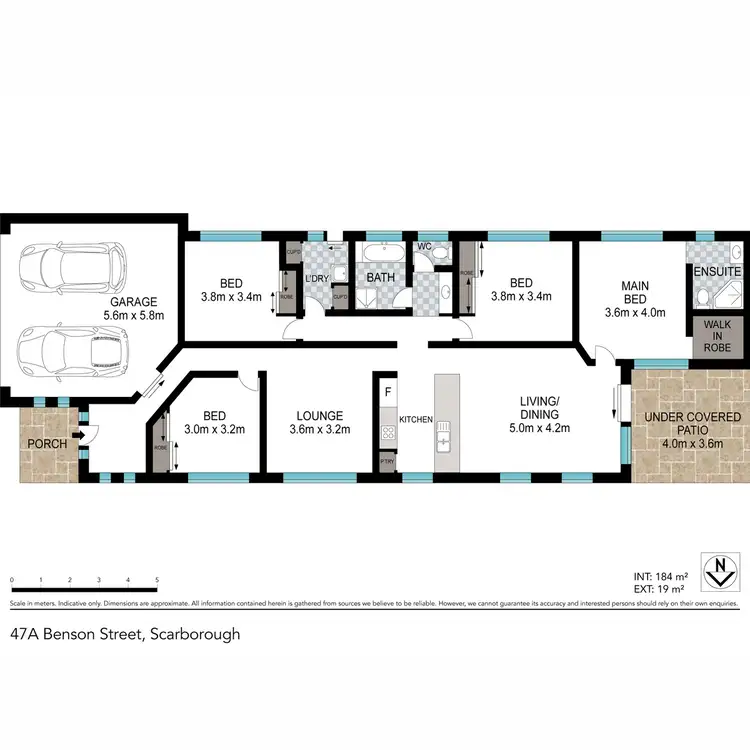 Floorplan of Homely house listing, 47A Benson Street, Scarborough QLD 4020