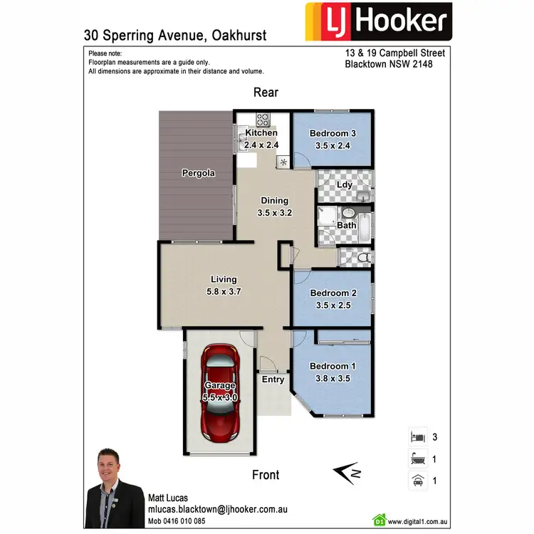 Floorplan of Homely house listing, 30 Sperring Avenue, Oakhurst NSW 2761