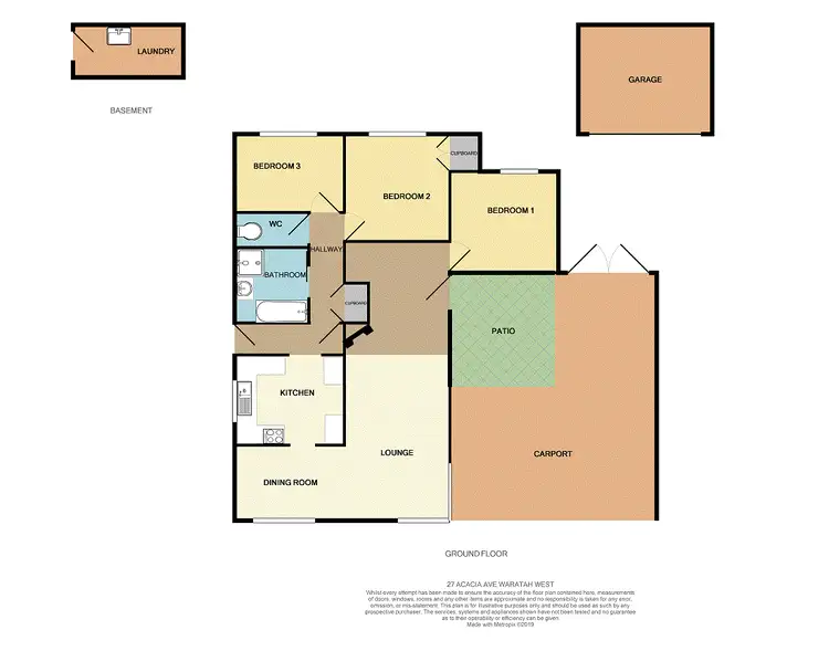 Floorplan of Homely house listing, 27 Acacia Avenue, Waratah West NSW 2298