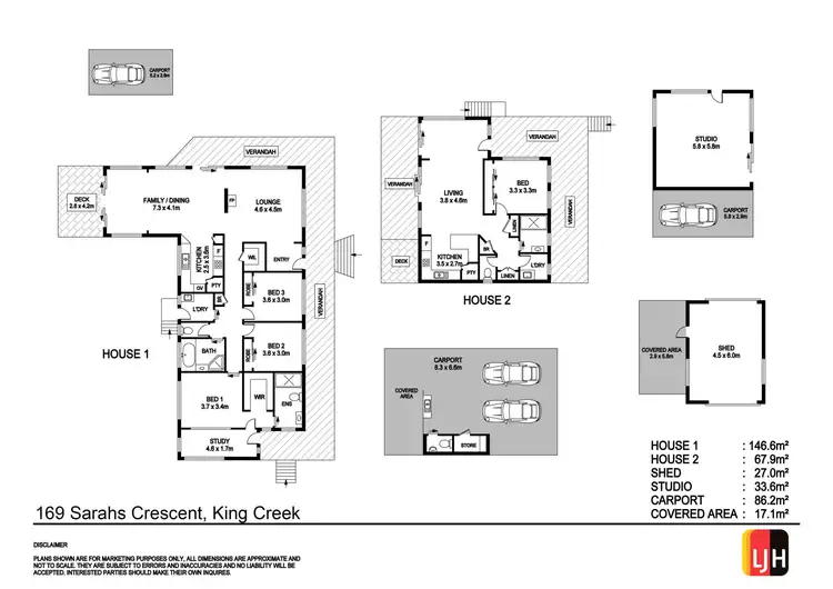 Floorplan of Homely house listing, 169 Sarahs Crescent, King Creek NSW 2446