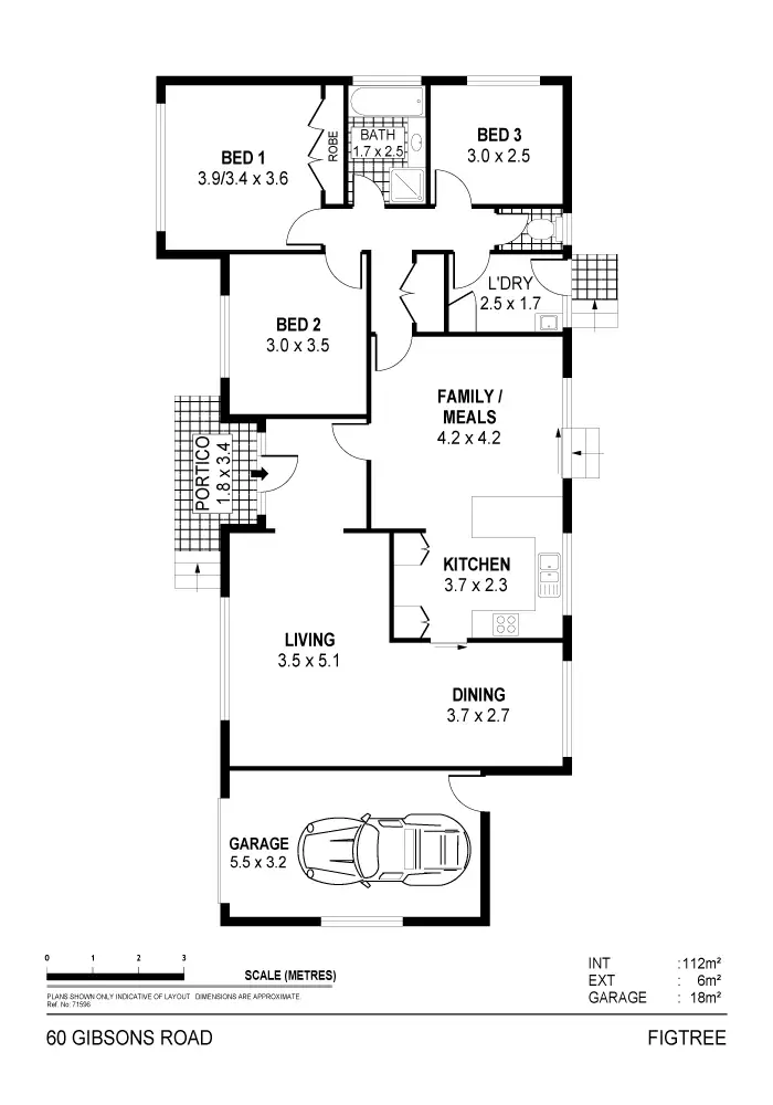 Floorplan of Homely house listing, 60 Gibsons Road, Figtree NSW 2525