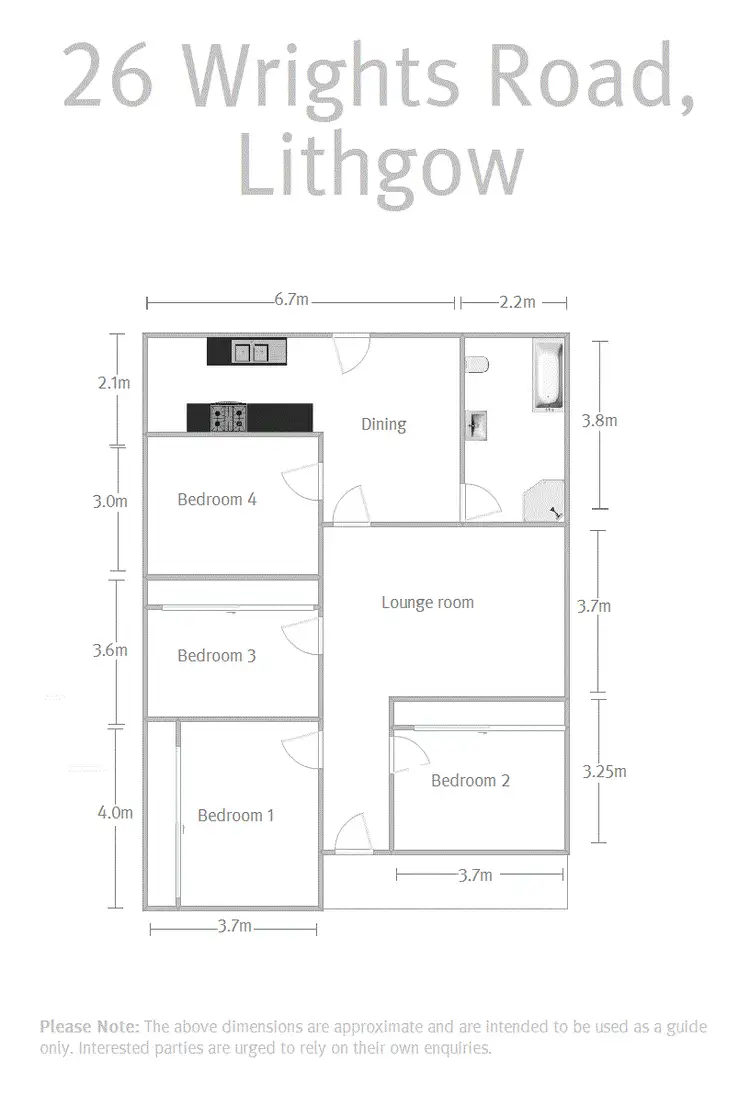 Floorplan of Homely house listing, 26 Wrights Road, Lithgow NSW 2790