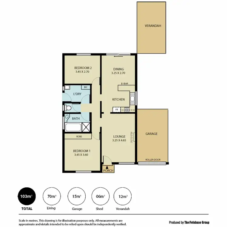 Floorplan of Homely unit listing, 46 Guernsey Crescent, Salisbury North SA 5108