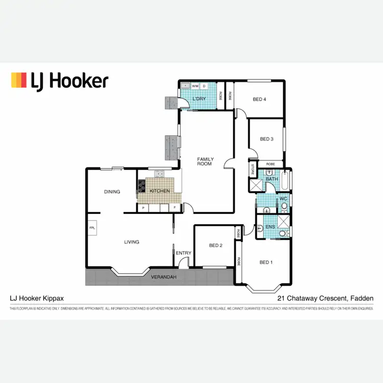 Floorplan of Homely house listing, 21 Chataway Crescent, Fadden ACT 2904