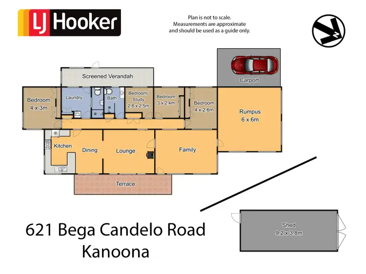 Floorplan of Homely rural property listing, 621 Candelo Bega Road, Bega NSW 2550