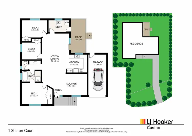 Floorplan of Homely house listing, 1 Sharon Court, Casino NSW 2470
