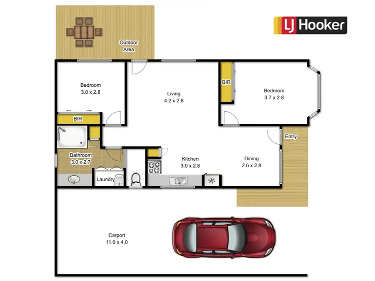 Floorplan of Homely house listing, 158 Bow Street, Mayfair Gardens Park Lane, Traralgon VIC 3844
