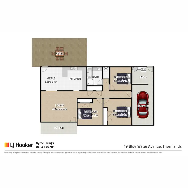 Floorplan of Homely house listing, 19 Blue Water Avenue, Thornlands QLD 4164