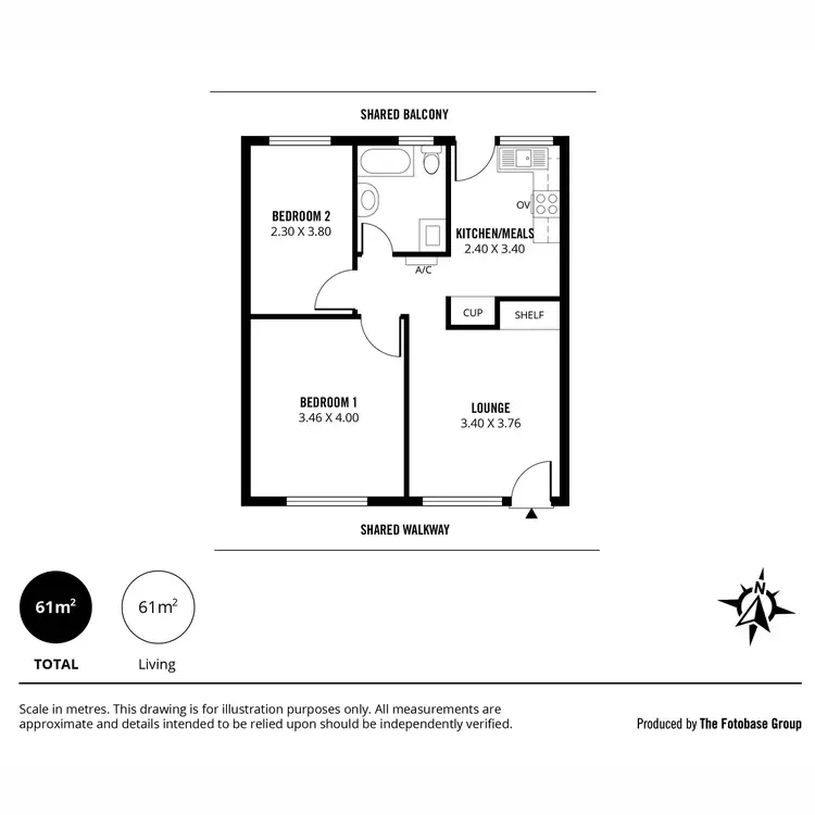 Floorplan of Homely unit listing, 14/83 Windsor Grove, Klemzig SA 5087