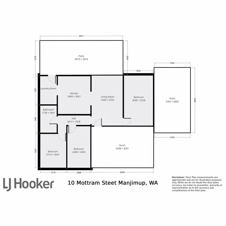 Floorplan of Homely house listing, 10 Mottram Street, Manjimup WA 6258