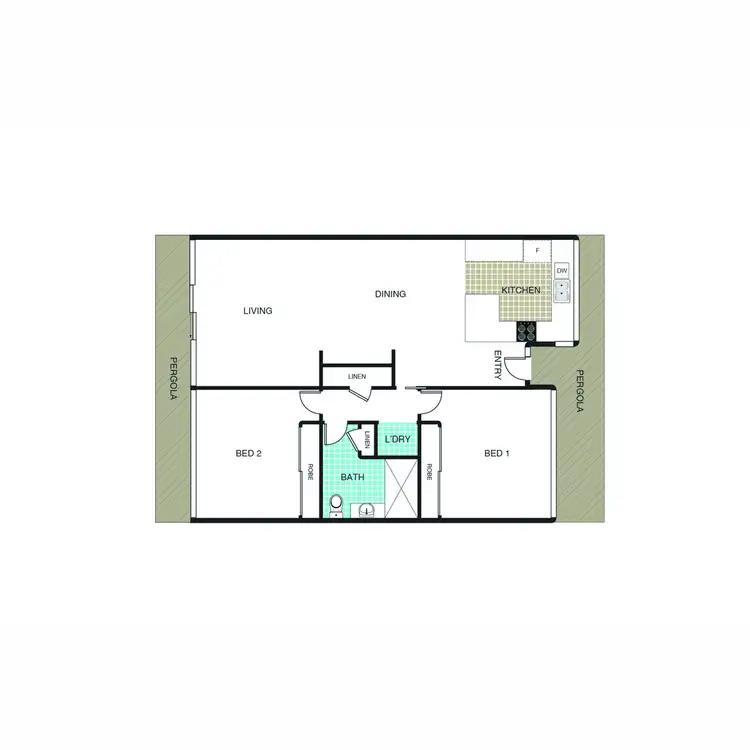 Floorplan of Homely townhouse listing, 11 Crick Place, Belconnen ACT 2617