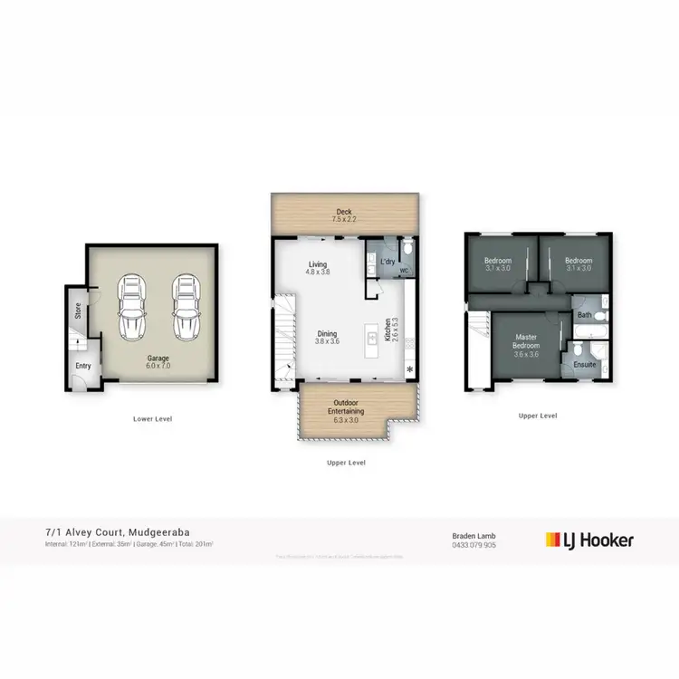 Floorplan of Homely unit listing, 7/1 Alvey Court, Mudgeeraba QLD 4213