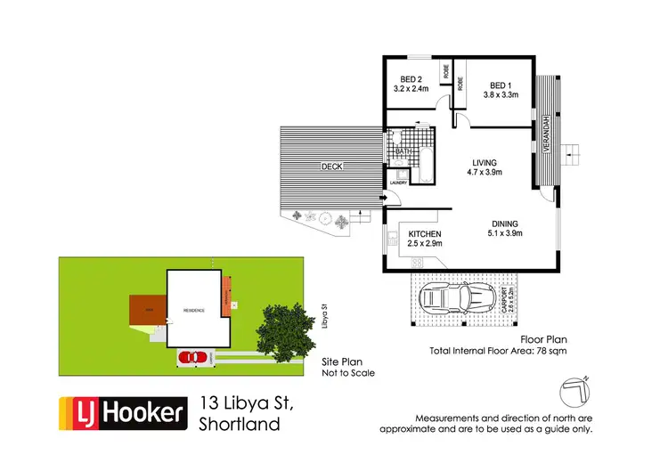 Floorplan of Homely house listing, 13 Libya Street, Shortland NSW 2307