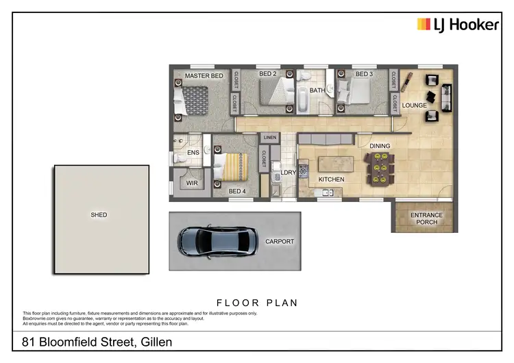 Floorplan of Homely house listing, 81 Bloomfield Street, Gillen NT 870