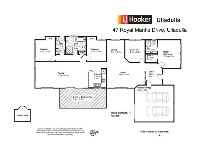 Floorplan of Homely house listing, 47 Royal Mantle Drive, Ulladulla NSW 2539