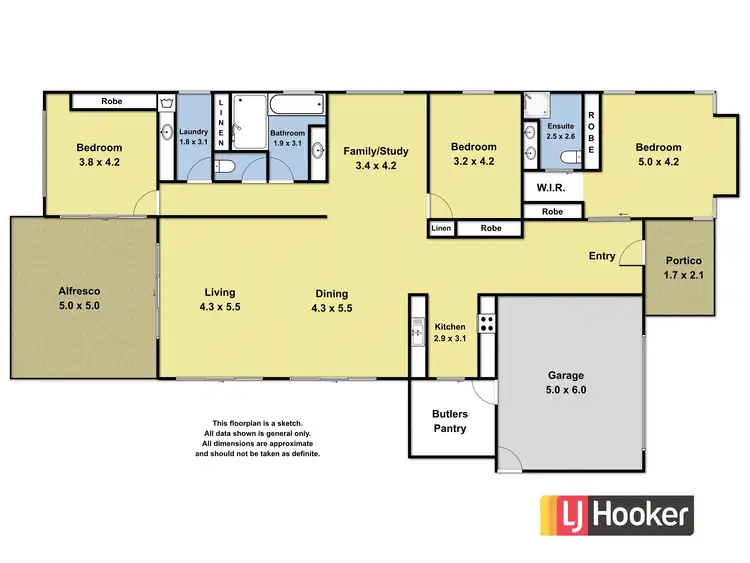 Floorplan of Homely house listing, 34 Glendale Court, Inverloch VIC 3996