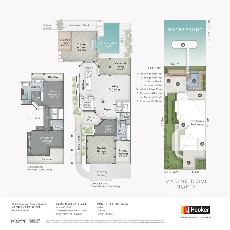 Floorplan of Homely house listing, 5298 Marine Drive North, Sanctuary Cove QLD 4212