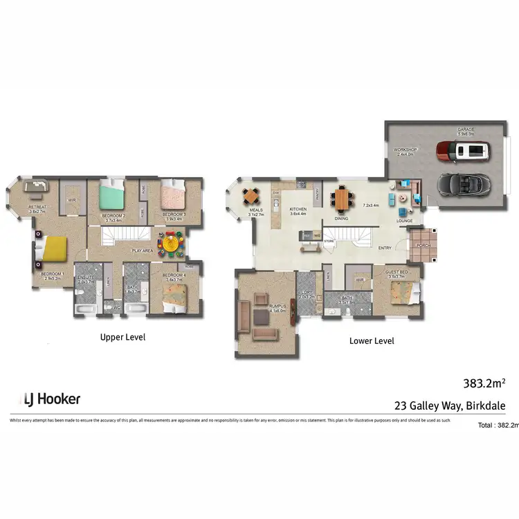 Floorplan of Homely house listing, 23 Galley Way, Birkdale QLD 4159