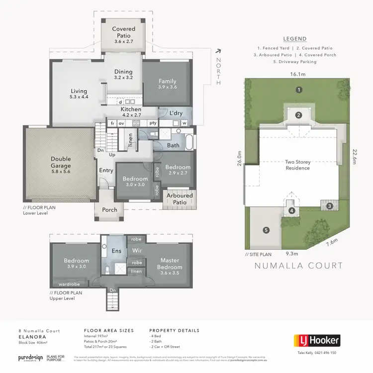 Floorplan of Homely house listing, 8 Numalla Court, Elanora QLD 4221
