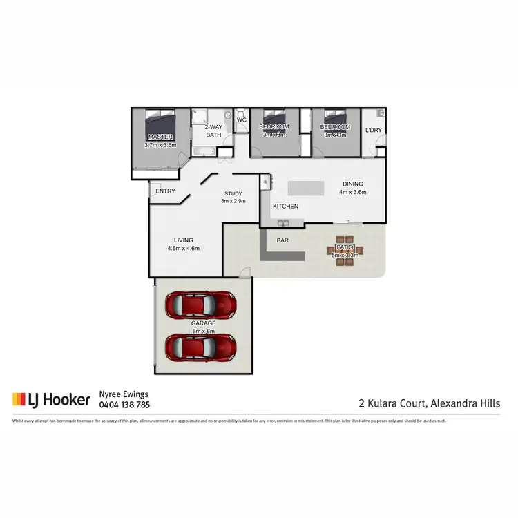 Floorplan of Homely house listing, 2 Kulara Court, Alexandra Hills QLD 4161
