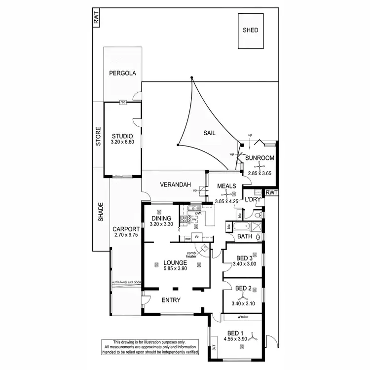 Floorplan of Homely house listing, 55 Wilton Avenue, Somerton Park SA 5044
