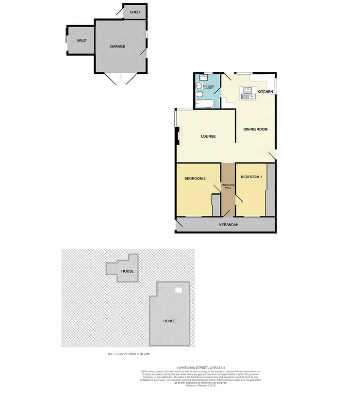 Floorplan of Homely house listing, 1 Whiteman Street, Waratah NSW 2298