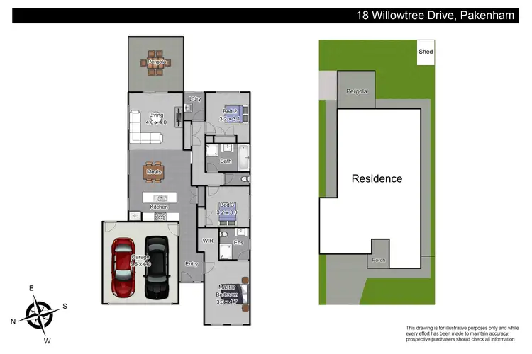 Floorplan of Homely house listing, 18 Willowtree Drive, Pakenham VIC 3810
