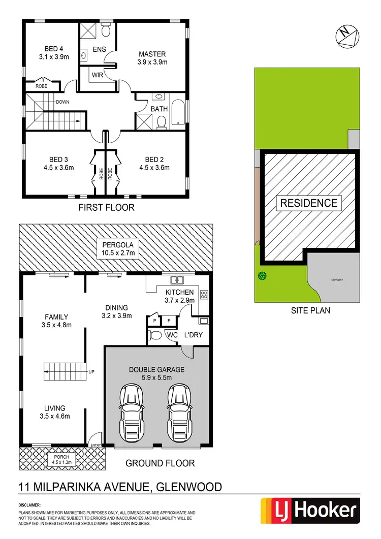Floorplan of Homely house listing, 11 Milparinka Ave, Glenwood NSW 2768