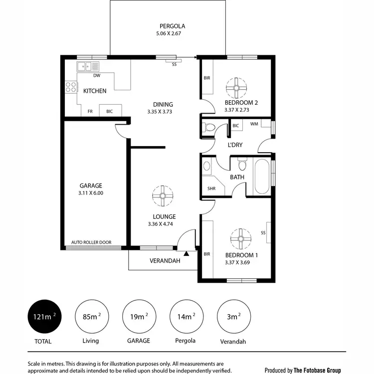 Floorplan of Homely unit listing, 2/1119 Grand Junction Road, Hope Valley SA 5090